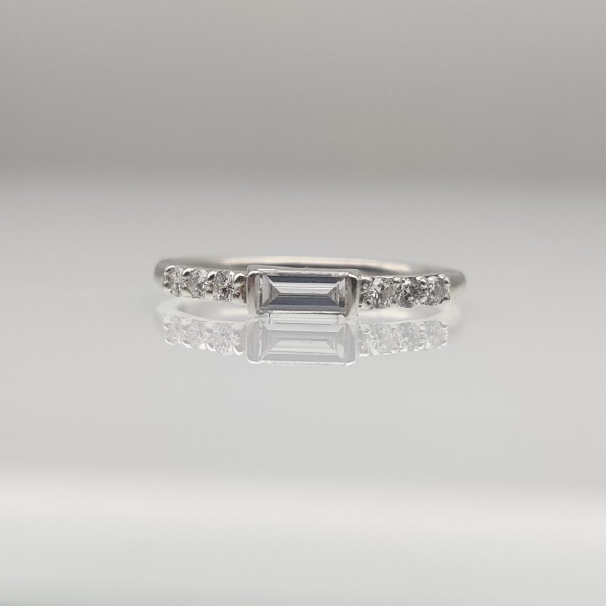 Baguette Lab Diamond Statement Ring