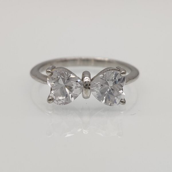 Romantic Heart Cut Diamond Ring