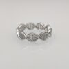 DNA Twist round diamond ring