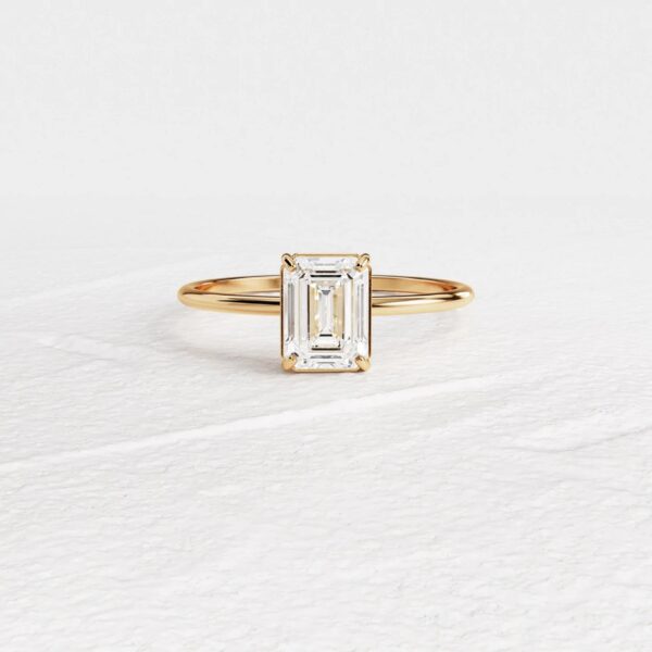 Emerald Cut Diamond Ring