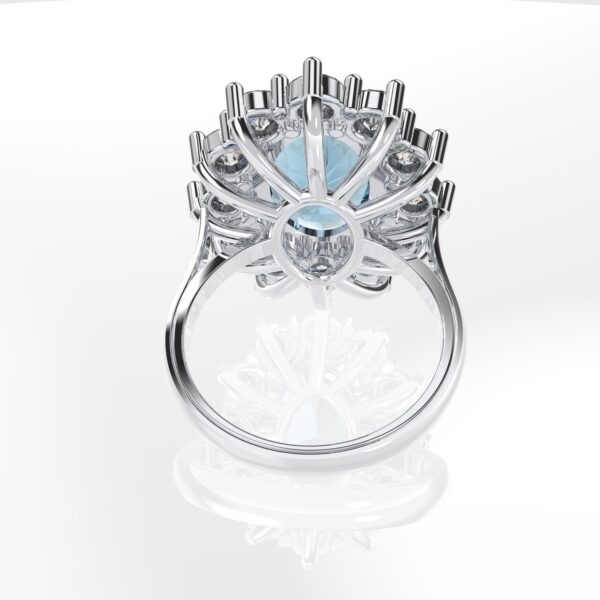 Art deco style diamond ring