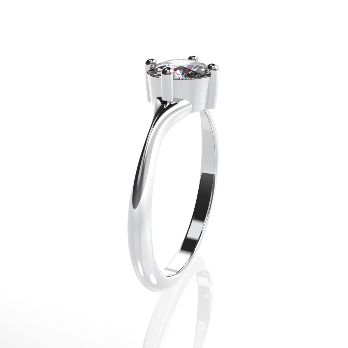 solitaire promise and dainty ring