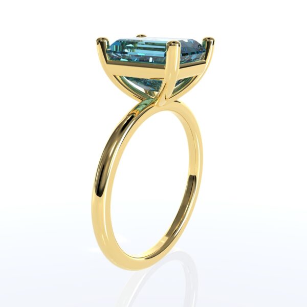 yellow gold ring in gift
