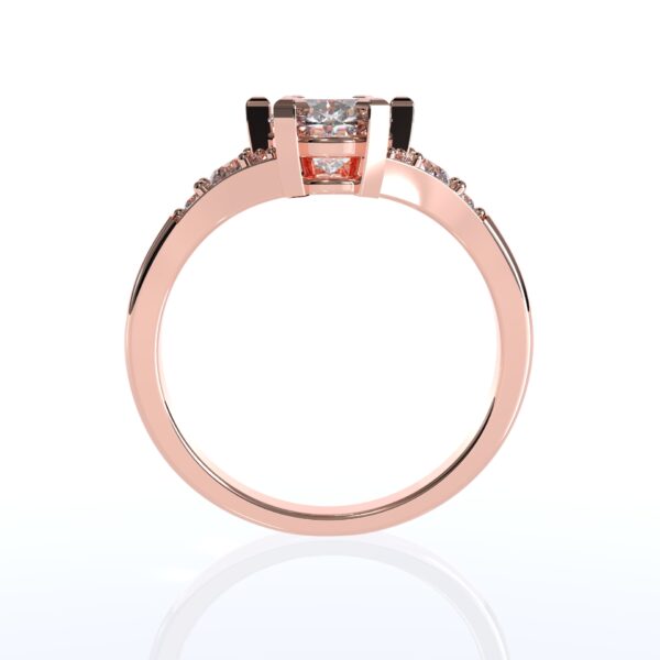 ring crafted in 14k rose gold
