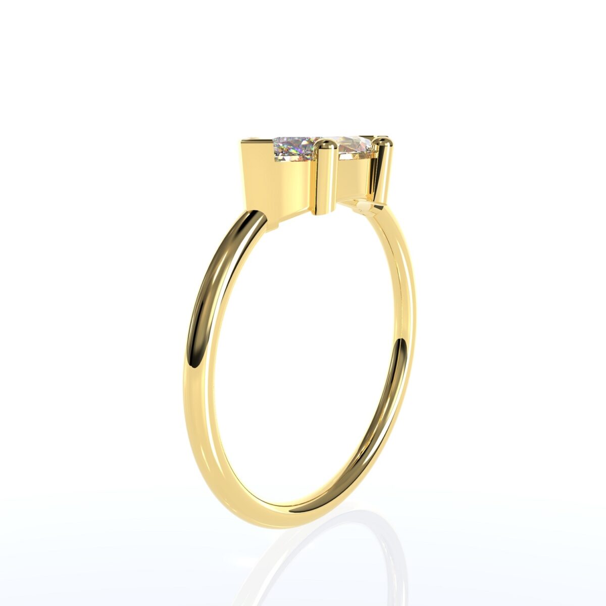 yellow gold wedding ring